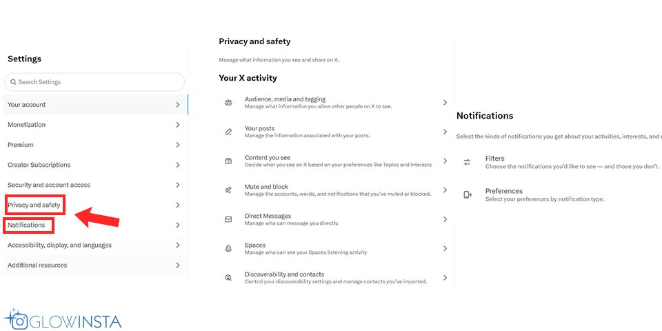 custom settings