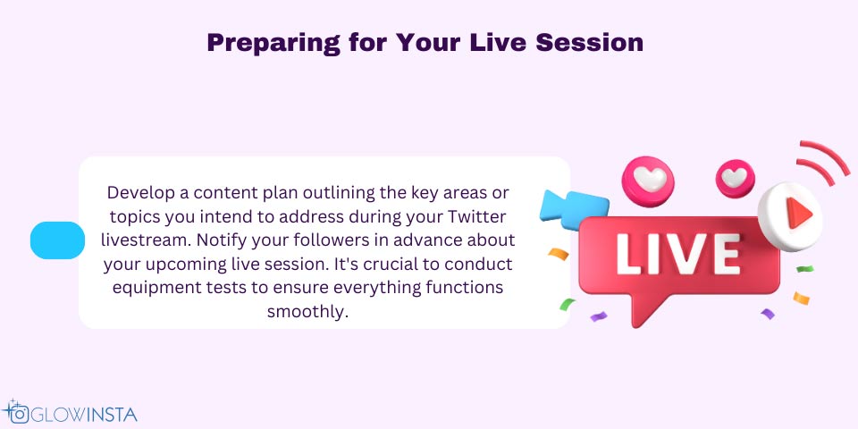 preparing for your live session