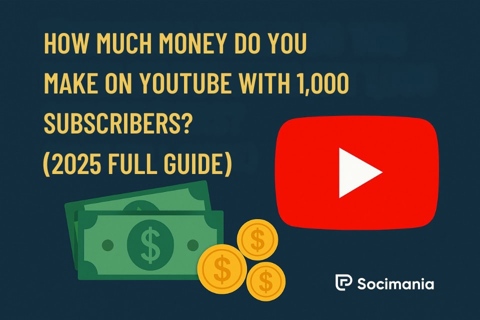 How Much Money Do You Make on YouTube with 1,000 Subscribers? (2025 Full Guide) How Much Money Do You Make on YouTube with 1,000 Subscribers? (2025 Full Guide)