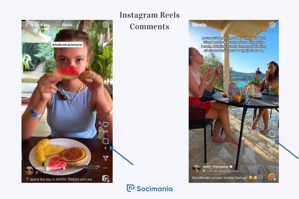 Instagram Reels Comments